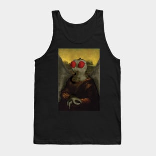 Funny Mothman Mona Lisa Figure WV Design Tank Top